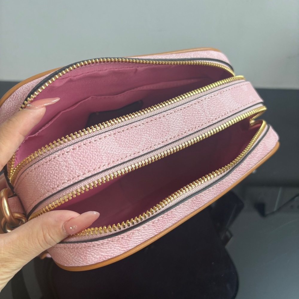 Coach Pink Crossbody Bag Shoulder Bag - Picture 6 of 7